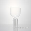 Ensemble de verre coupé champagne en verre borosilicate classique